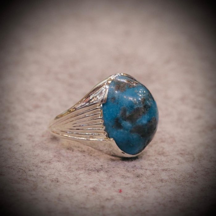 ⁦Natural Turquoise Rings (aka Firoza) TRQ003⁩ - الصورة ⁦3⁩