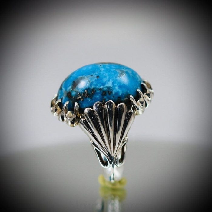 ⁦Natural Turquoise Ring (aka Firoza) TR004⁩ - الصورة ⁦5⁩