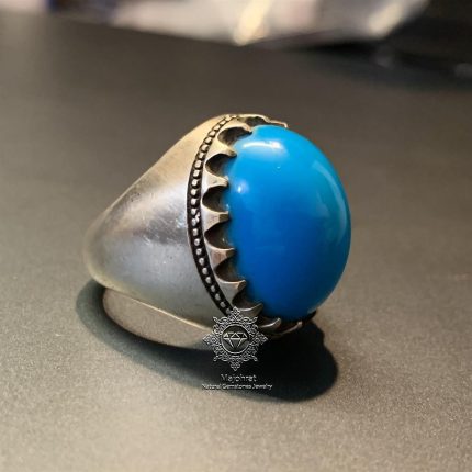 Rare Dark Blue Turquoise Rings