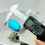 Masterpiece - Rare Big Turquoise - Handmade Feroza Ring - Image 11