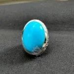 Masterpiece - Rare Big Turquoise - Handmade Feroza Ring - Image 6