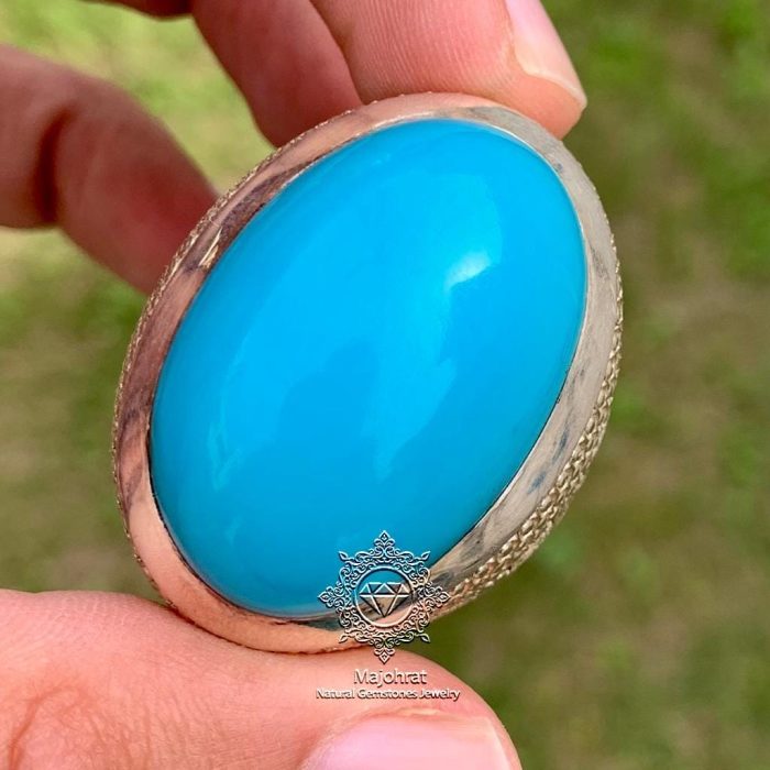 Masterpiece - Rare Turquoise - Handmade Feroza Ring - Image 1