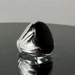 Yemeni Aqeeq Black (Agate) Natural - عقيق يماني طبيعي - Image 4