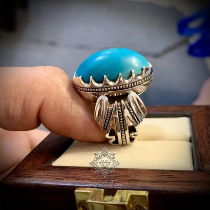 Natural Turquoise - Masterpiece Silver Ring