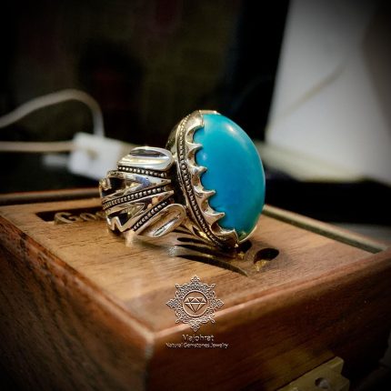 Natural Turquoise - Masterpiece Silver Ring
