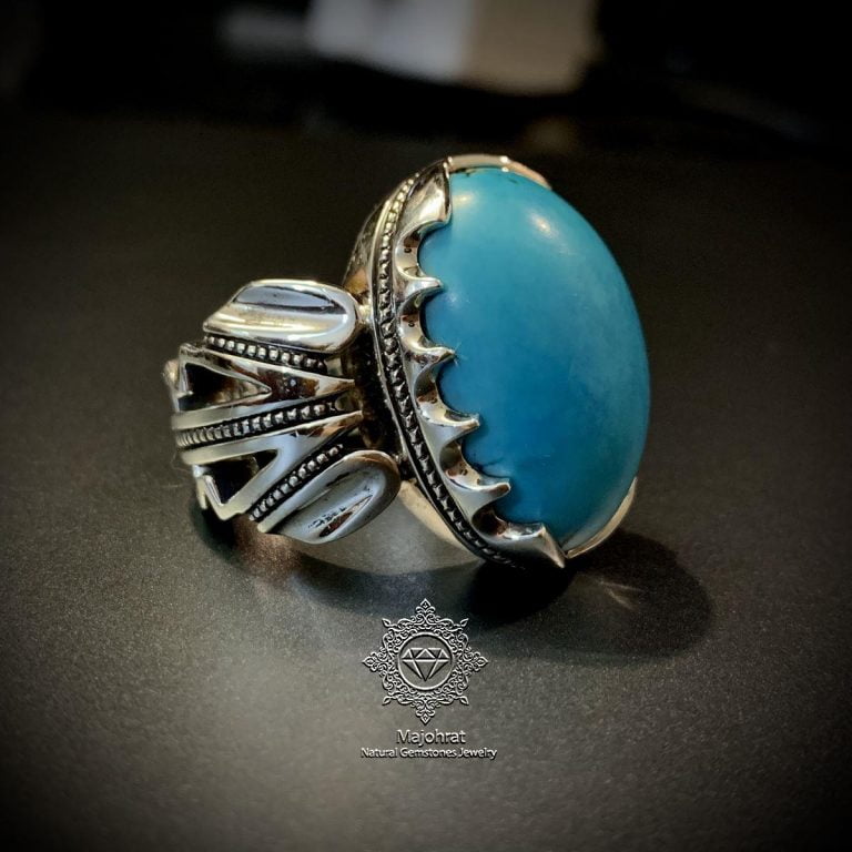 Natural Turquoise - Masterpiece Silver Ring