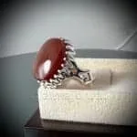 Red Yemeni Aqeeq - عقيق يمني أحمر + Yemen Agate Liver Color + Romani Aqeeq