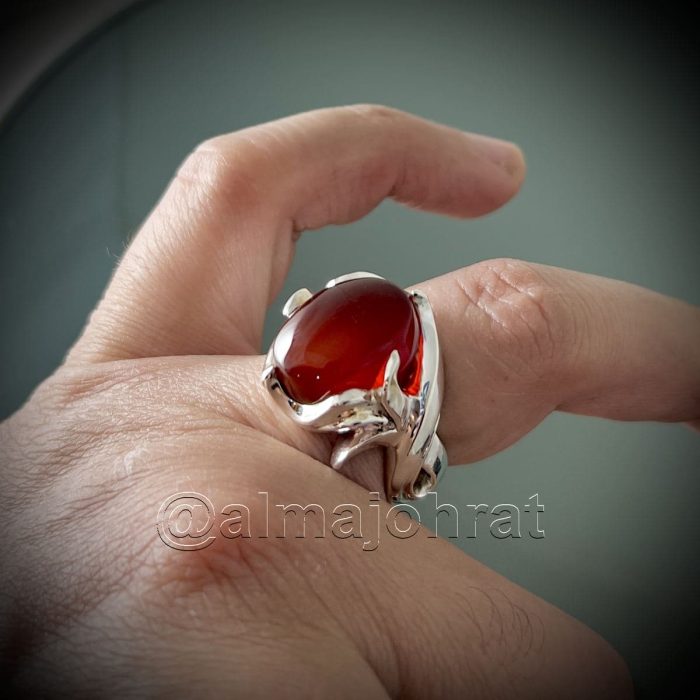 Red Yemeni Aqeeq - عقيق يمني أحمر + Yemen Agate Liver Color + Romani Aqeeq