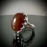 Red Yemeni Aqeeq - عقيق يمني أحمر + Yemen Agate Liver Color + Romani Aqeeq