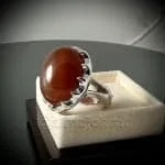 Red Yemeni Aqeeq - عقيق يمني أحمر + Yemen Agate Liver Color + Romani Aqeeq