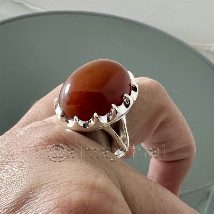 Red Yemeni Aqeeq - عقيق يمني أحمر + Yemen Agate Liver Color + Romani Aqeeq