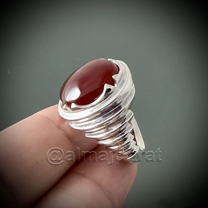 Red Yemeni Aqeeq - عقيق يمني أحمر + Yemen Agate Liver Color + Romani Aqeeq