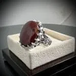 Red Yemeni Aqeeq - عقيق يمني أحمر + Yemen Agate Liver Color + Romani Aqeeq