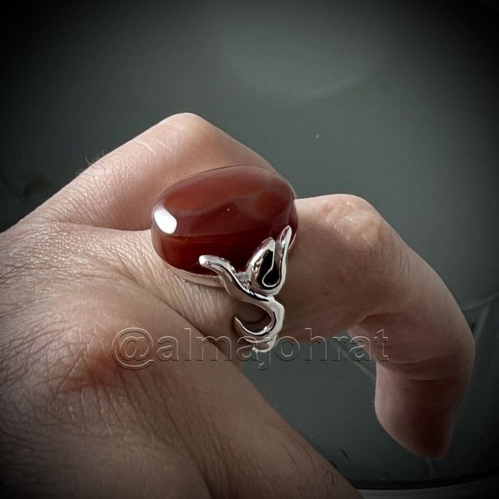 Red Yemeni Aqeeq - عقيق يمني أحمر + Yemen Agate Liver Color + Romani Aqeeq