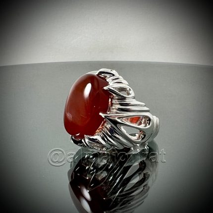 Red Yemeni Aqeeq - عقيق يمني أحمر + Yemen Agate Liver Color