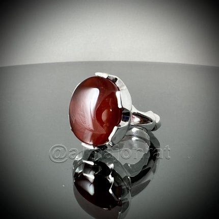 Red Yemeni Aqeeq - عقيق يمني أحمر + Yemen Agate Liver Color