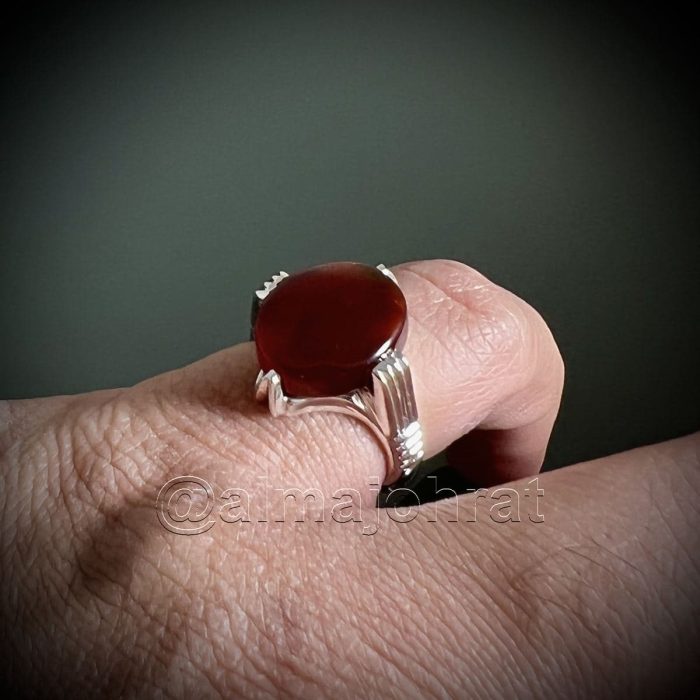 Natural Red Yemeni Aqeeq + Yemen Agate + عقيق يمني أحمر طبيعي