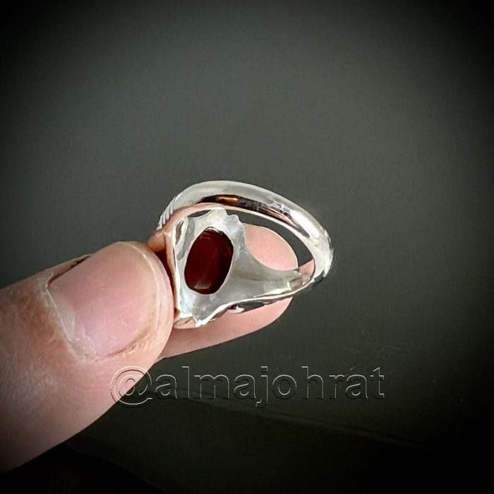 Natural Red Yemeni Aqeeq + Yemen Agate + عقيق يمني أحمر طبيعي