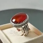 Red Yemeni Aqeeq - عقيق يمني أحمر + Yemen Agate Liver Color + Romani Aqeeq