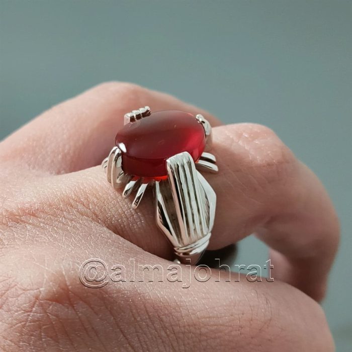 Red Yemeni Aqeeq - عقيق يمني أحمر + Yemen Agate Liver Color + Romani Aqeeq