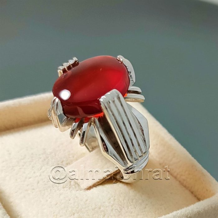 Red Yemeni Aqeeq - عقيق يمني أحمر + Yemen Agate Liver Color + Romani Aqeeq