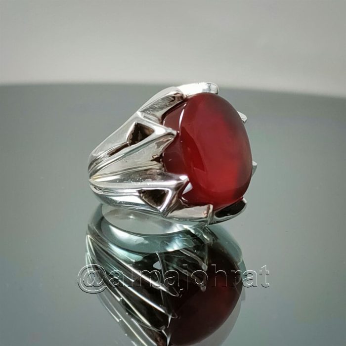 Red Yemeni Aqeeq - عقيق يمني أحمر + Yemen Agate Liver Color + Romani Aqeeq