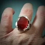 Red Yemeni Aqeeq - عقيق يمني أحمر + Yemen Agate Liver Color + Romani Aqeeq