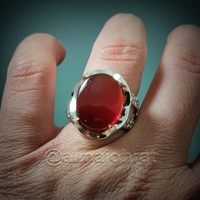 Red Yemeni Aqeeq - عقيق يمني أحمر + Yemen Agate Liver Color + Romani Aqeeq