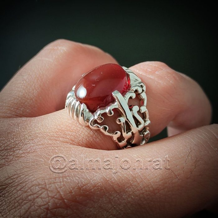 Red Yemeni Aqeeq - عقيق يمني أحمر + Yemen Agate Liver Color + Romani Aqeeq