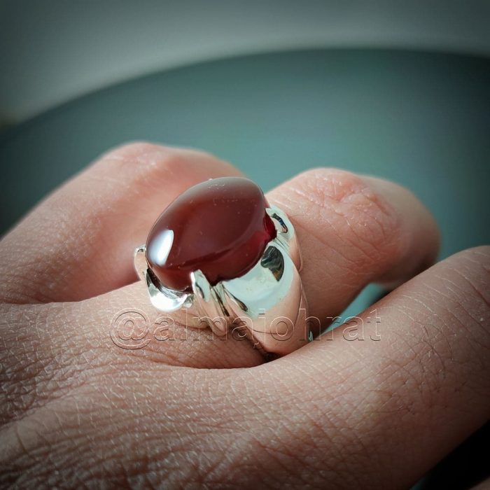 Red Yemeni Aqeeq - عقيق يمني أحمر + Yemen Agate Liver Color + Romani Aqeeq