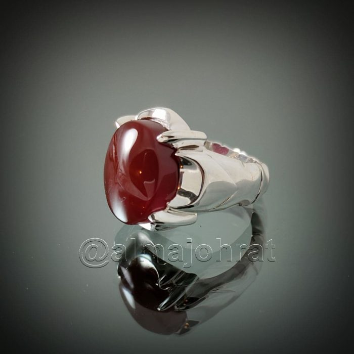 Red Yemeni Aqeeq - عقيق يمني أحمر + Yemen Agate Liver Color + Romani Aqeeq
