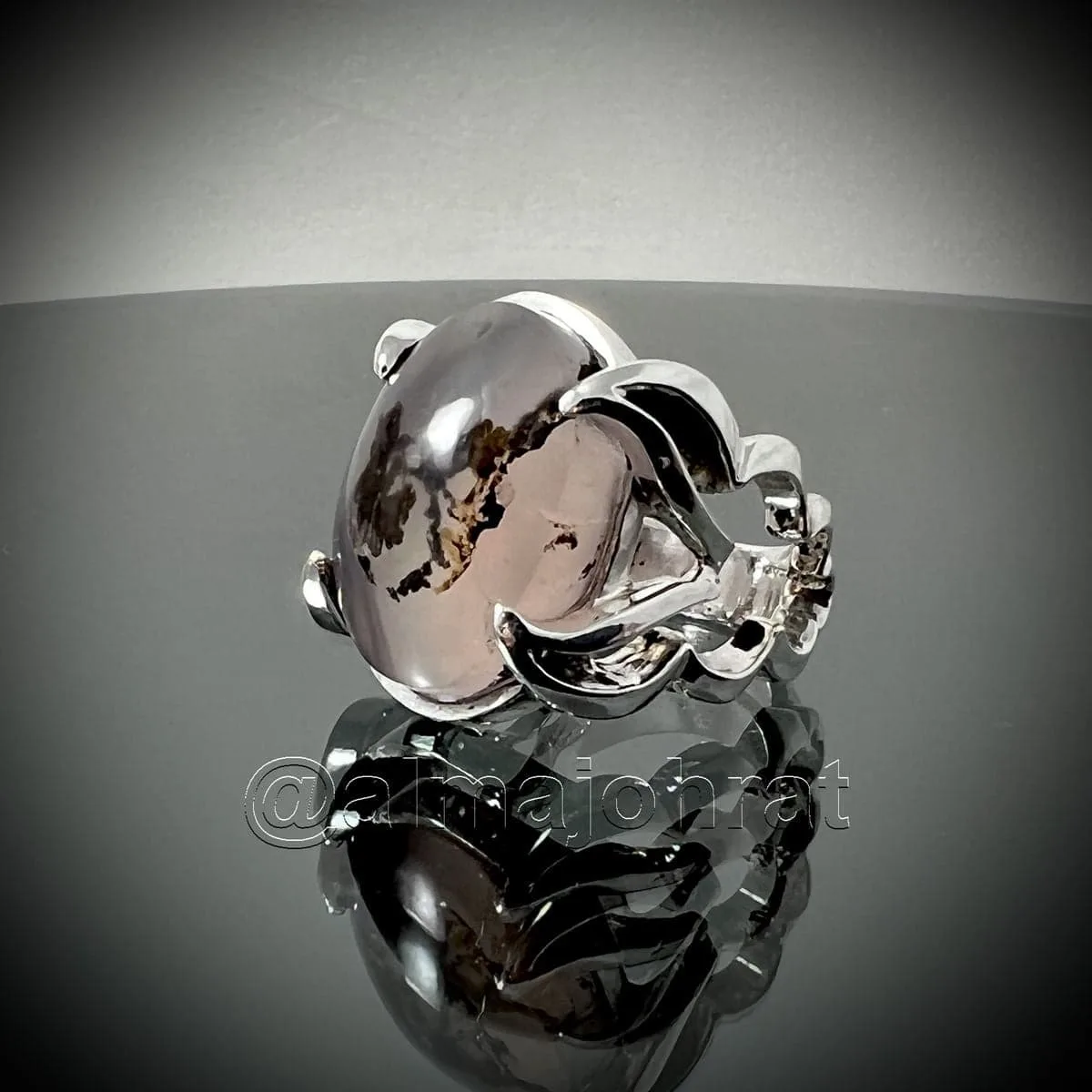 Yemeni Aqeeq Shijri (Agate) Natural - عقيق يماني شجري طبيعي - Image 2