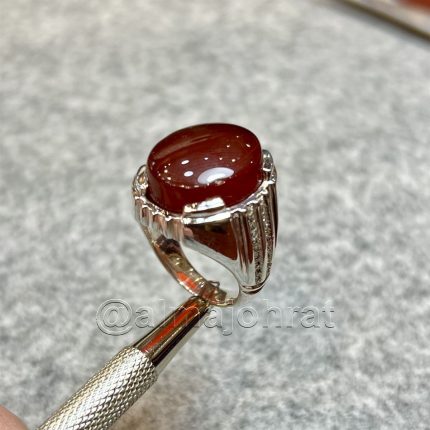 Red Yemeni Aqeeq - عقيق يمني أحمر + Yemen Agate Liver Color + Romani Aqeeq