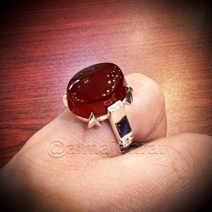 Red Yemeni Aqeeq - عقيق يمني أحمر + Yemen Agate Liver Color + Romani Aqeeq