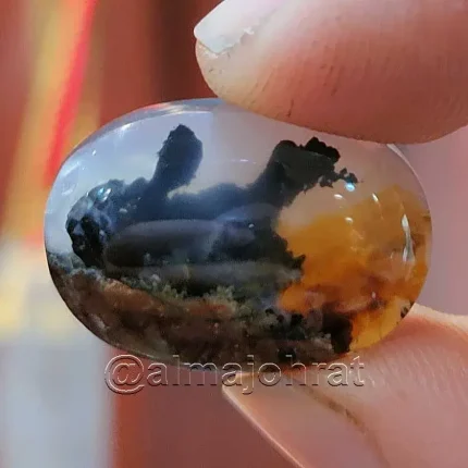 Pictorial Agate - Shajri Aqeeq - Natural Yemeni Shajri Aqeeq