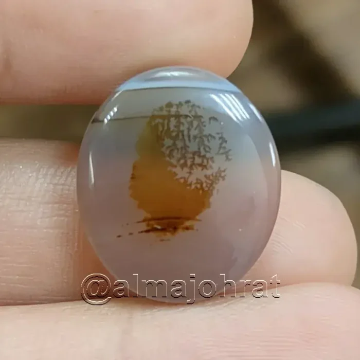 Pictorial Agate - Shajri Aqeeq - Natural Yemeni Shajri Aqeeq