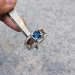London Blue Topaz Stone Luxury Ring