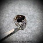 Black Opal Natural Ethiopian Fire Opal Ring 925 Silver