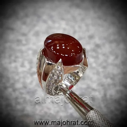 Red Yemeni Aqeeq - عقيق يمني أحمر + Yemen Agate Liver Color + Romani Aqeeq