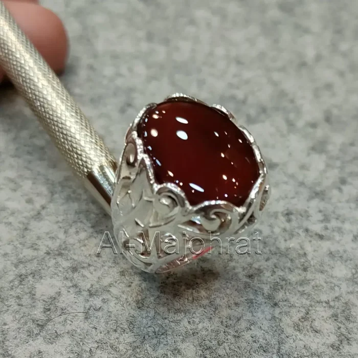 Red Yemeni Aqeeq - عقيق يمني أحمر + Yemen Agate Liver Color + Romani Aqeeq