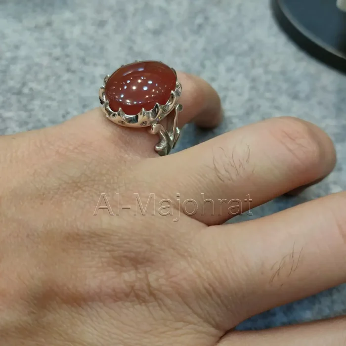 Red Yemeni Aqeeq - عقيق يمني أحمر + Yemen Agate Liver Color + Romani Aqeeq