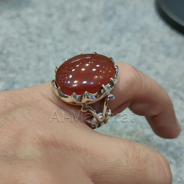 Red Yemeni Aqeeq - عقيق يمني أحمر + Yemen Agate Liver Color + Romani Aqeeq