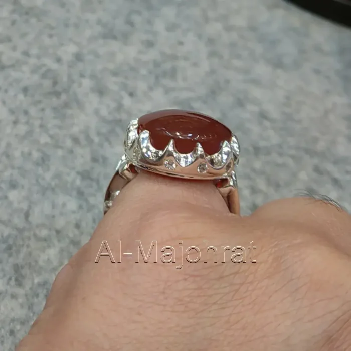 Red Yemeni Aqeeq - عقيق يمني أحمر + Yemen Agate Liver Color + Romani Aqeeq