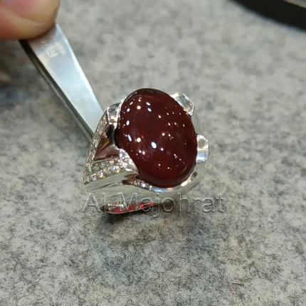 Red Yemeni Aqeeq - عقيق يمني أحمر + Yemen Agate Liver Color + Romani Aqeeq