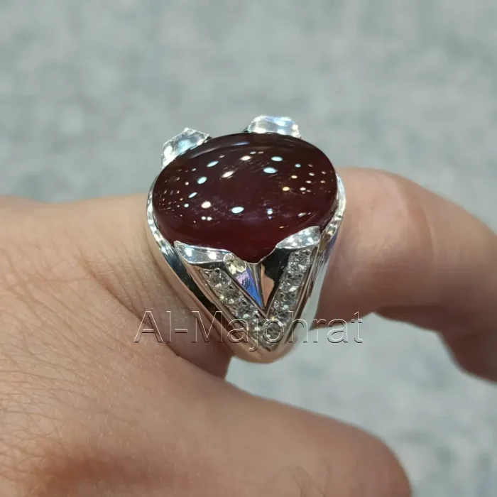 Red Yemeni Aqeeq - عقيق يمني أحمر + Yemen Agate Liver Color + Romani Aqeeq