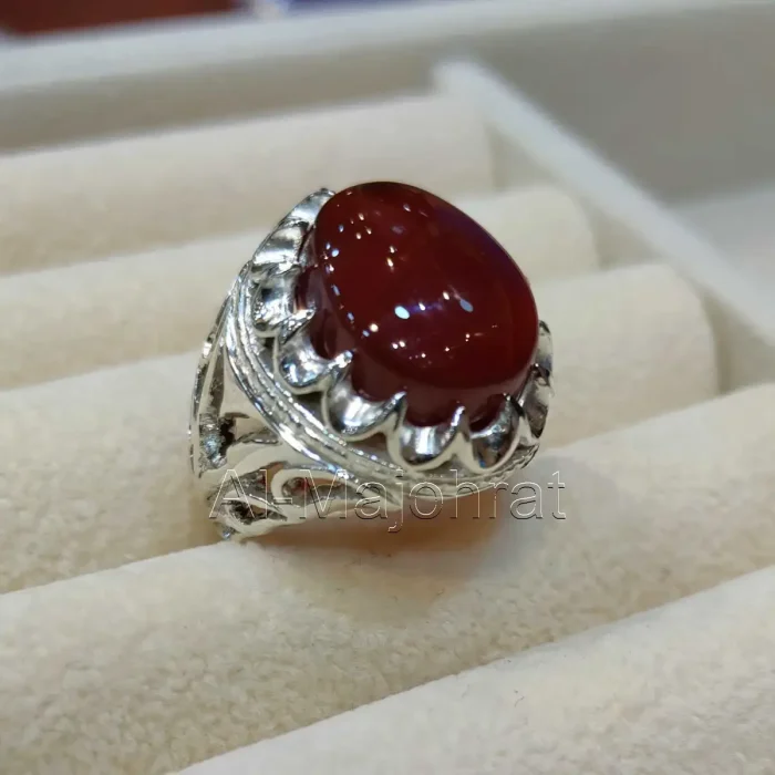 Red Yemeni Aqeeq - عقيق يمني أحمر + Yemen Agate Liver Color + Romani Aqeeq