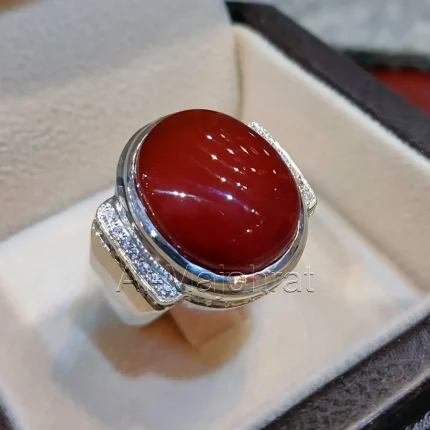 Red Yemeni Aqeeq - عقيق يمني أحمر + Yemen Agate Liver Color + Romani Aqeeq