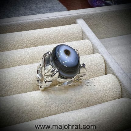 Agate Ring - Eye Aqeeq