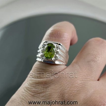 Natural Peridot Ring - Zabarjad