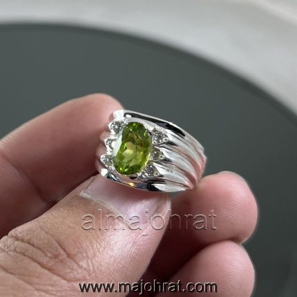 Natural Peridot Ring - Zabarjad